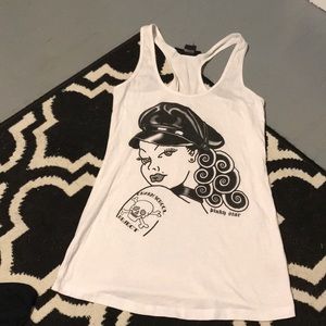 White, Pin-Up girl Tank top 🖤